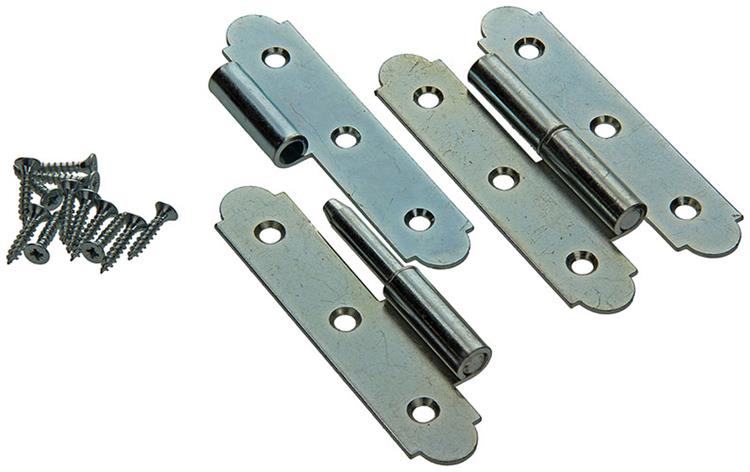 Load image into Gallery viewer, Mack 1013260 - 2 spaanse paumellen links verzinkt h 90 x b 50 mm | 5 stuks
