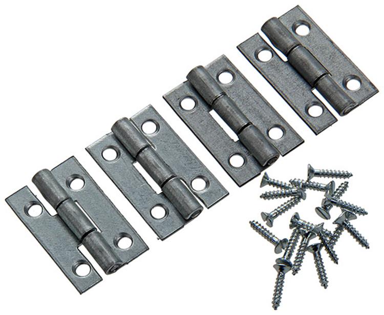Load image into Gallery viewer, Mack 1013544 - 4 smalle scharnieren verzinkt h 30 x b 19 mm | 5 stuks
