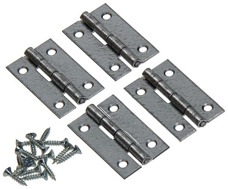 Afbeelding laden in galerijviewer, Mack 1013246 - 4 smalle scharnieren verzinkt h 40 x b 25 mm | 5 stuks
