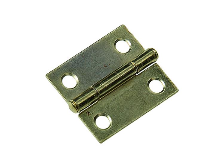 Afbeelding laden in galerijviewer, Mack 1013502 - 2 smalle scharnieren messing h 25 x b 18 mm | 5 stuks
