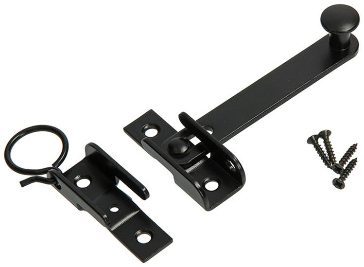 Load image into Gallery viewer, Mack 1013553 - 1 luiksluiting zwart geplast. 130mm | 3 stuks
