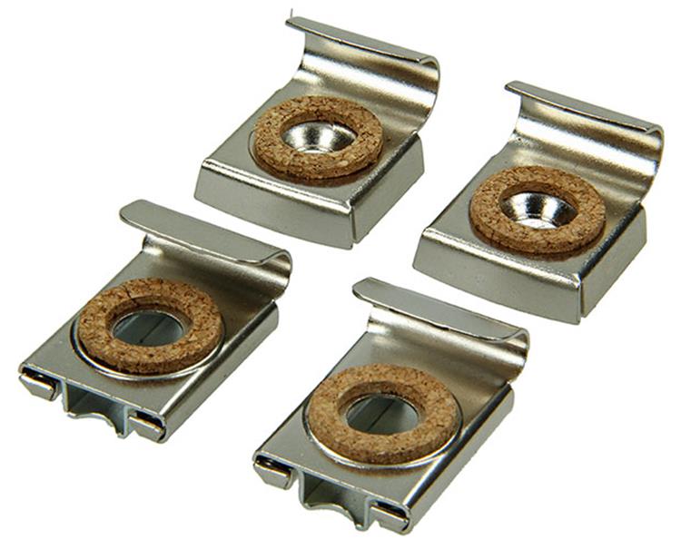 Afbeelding laden in galerijviewer, Mack 1017030 - 1 set spiegelhouderklemmen 4-delig | 5 stuks
