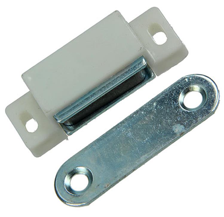 Load image into Gallery viewer, Mack 1015813 - 2 magneetsloten, licht model, kunststof wit | 10 stuks
