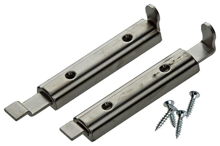 Load image into Gallery viewer, Mack 1013272 - 2 meubelschuiven vernikkeld a 70 - b 21 mm | 5 stuks
