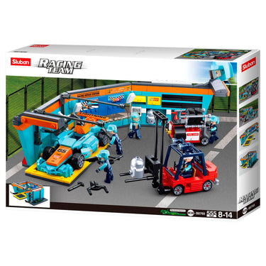 Sluban racing team - pitstraat