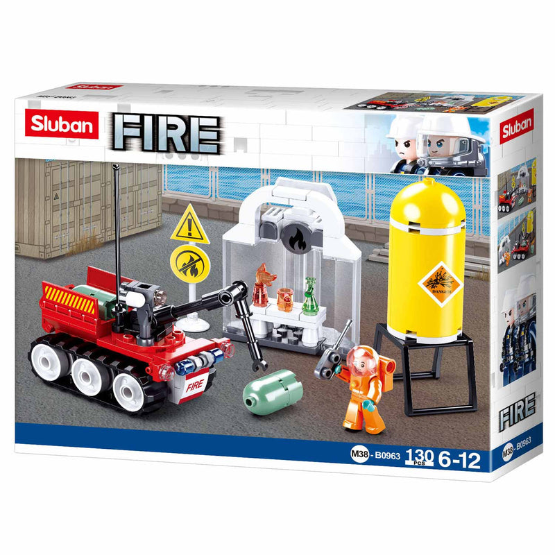 Load image into Gallery viewer, Sluban brandweer robot oefening - 130dlg.
