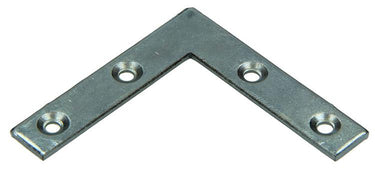 Mack 1013302 - 8 platte winkelhaken verzinkt 50x50x10x2mm | 10 stuks