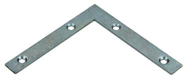 Mack 1013304 - 8 platte winkelhaken verzinkt 75x75x10x2mm | 10 stuks