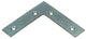 Mack 1013586 - 8 platte winkelhaken verzinkt 75x75x18x2mm | 10 stuks