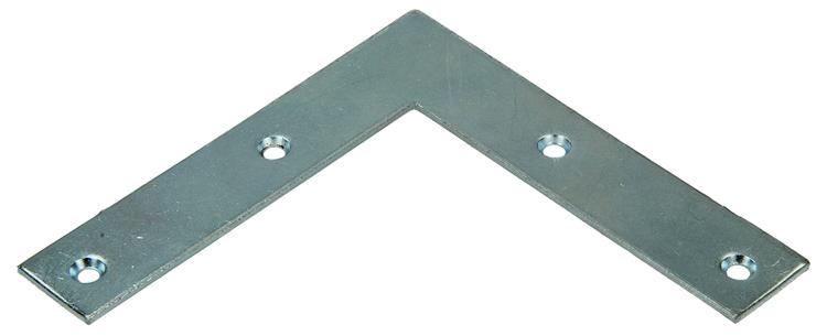 Afbeelding laden in galerijviewer, Mack 1013305 - 8 platte winkelhaken verzinkt 100x100x20x2mm | 10 stuks
