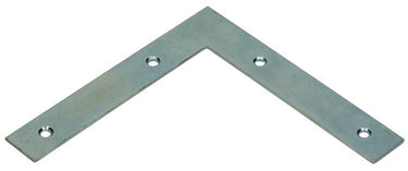 Mack 1013306 - 8 platte winkelhaken verzinkt 125x125x20x2mm | 10 stuks