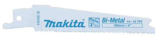 Makita schaafzaagbladen 100x0,9mm 14+1 5szt. hout met spijkers, metaal