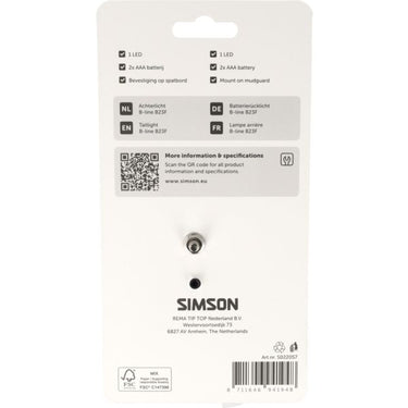 Simson achterlicht aurora b-line b23f