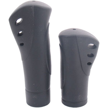 De Edge Ergo Venti handvatten - 22mm - Rubber - 125 + 92mm - 119g - Zwart