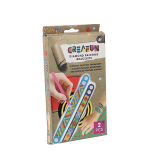 Load image into Gallery viewer, Creafun diamond painting armbanden 2 stuks assorti | 6 stuks
