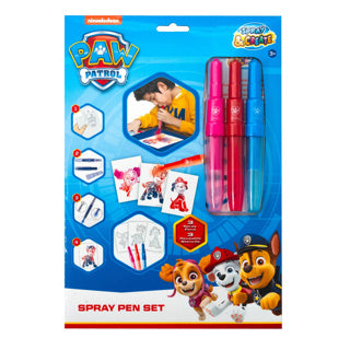 Canenco paw patrol spray pen set in a4 enveloppe | 6 stuks