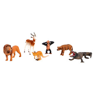 Load image into Gallery viewer, No brand wilde dieren set 6 delig | 2 stuks
