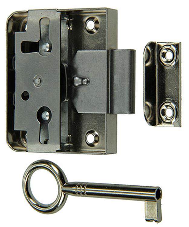 Load image into Gallery viewer, Mack 1015915 - 1 oplegmeubelslot vernikkeld 30mm | 5 stuks
