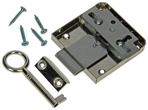 Mack 1013607 - 1 oplegmeubelslot vernikkeld 40mm | 5 stuks