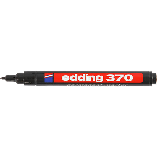 Permanent marker edding 370 zwart
