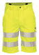 Dassy hoge zichtbaarheidsshort idaho p k fluogeel 58