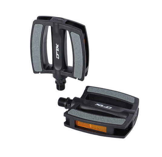 Xlc pedaal city comfort pvc zw gry pdc20 stel