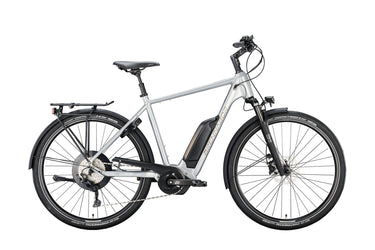 Brennabor elektrische trekkingfiets t-38e mod. 22 ebike brennab.t-38e 28 55 diam. 10sp silver brown