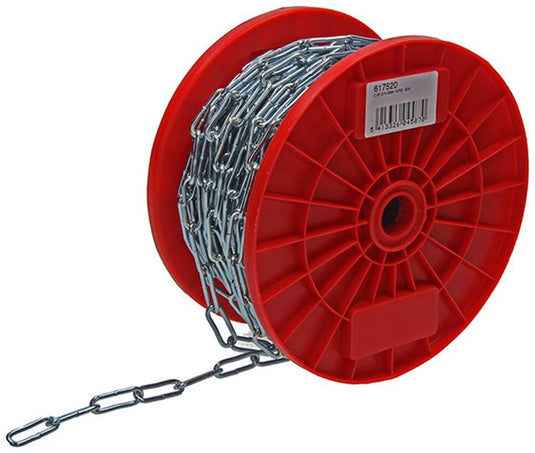 1014183 - ketting schakel lang din5685-1ø 3mm l 26mm 30m wwl 40 kg | 30 stuks