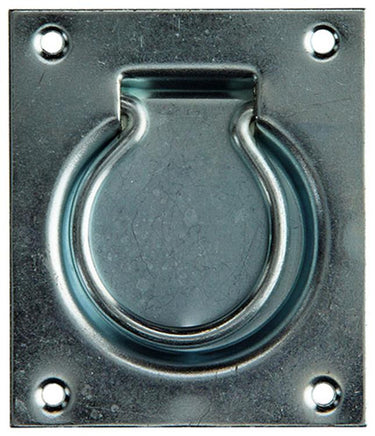 1010889 - luikring blauw verzinkt 75 x 90 mm | 10 stuks