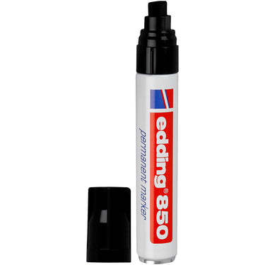 Permanent marker edding 850 ultra 5-15 mm zwart recht sneldrogend waterbestendig