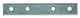 1013745 - 20 verbindingsplaatjes verzinkt 100x16mm | 10 stuks
