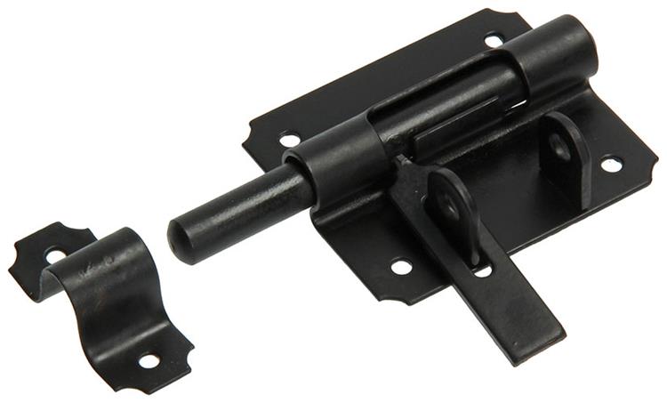 Load image into Gallery viewer, Mack 1013735 - 1 hangslotgrendel zwart 80mm | 5 stuks
