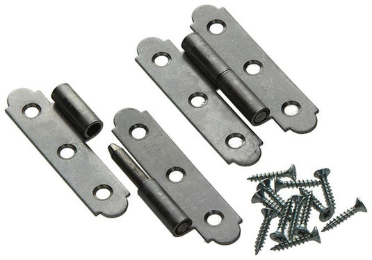 Mack 1013706 - 2 spaanse paumellen rechts inox h 80 - b 45 mm | 5 stuks