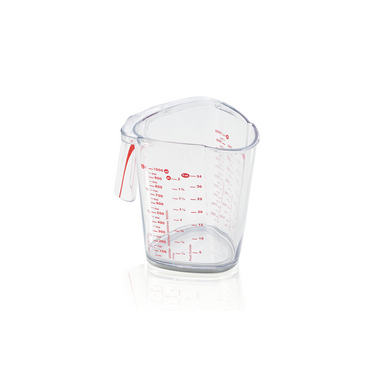 Leifheit comfortline maatbeker - 1 liter - incl. antislipbodem - incl. schenktuit - vaatwasserbestendig - transparant