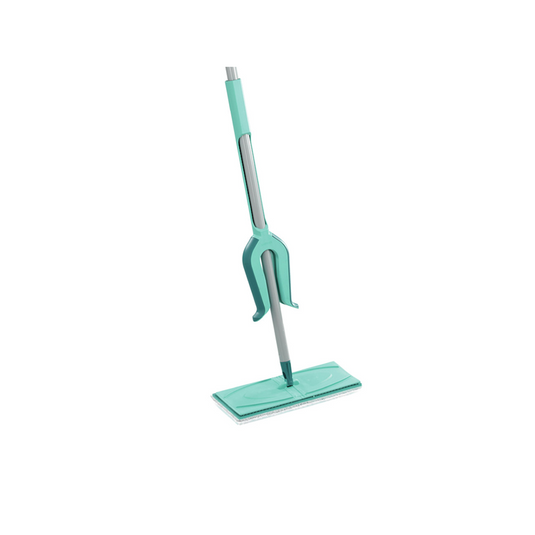 Leifheit picobello vloerwisser s micro duo met steel - 27 cm wisbreedte - turqouise - grijs