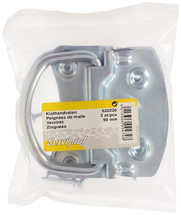 Load image into Gallery viewer, Mack 1014459 - 2 kisthandvaten verzinkt 90 mm | 5 stuks
