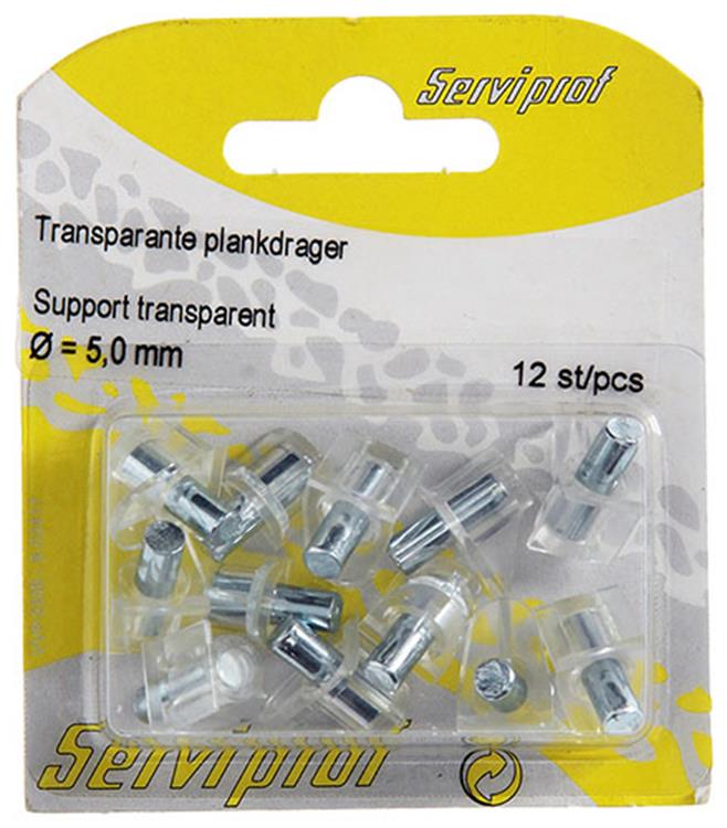 Load image into Gallery viewer, Mack 1014490 - 12 plankdragers transparant ø 5 mm | 5 stuks
