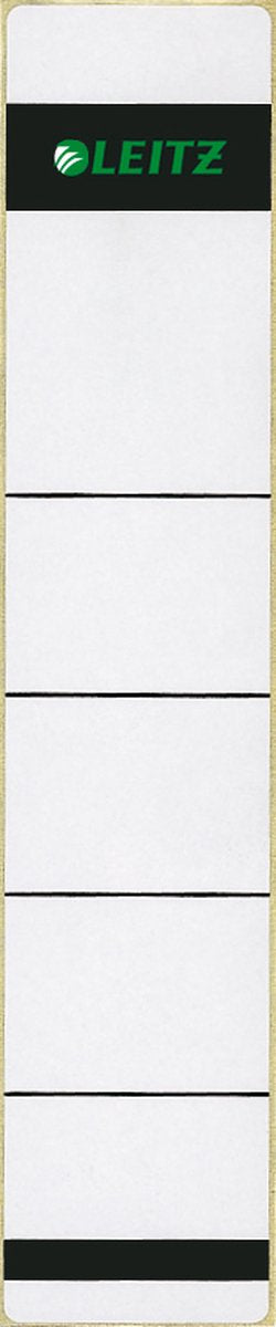 Leitz rugetiket 39x192mm zelfkl grijs | 10 stuks
