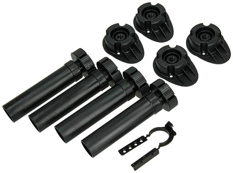 Load image into Gallery viewer, Mack 1014496 - set van 4 sokkelpoten kunststof 150 mm | 10 stuks
