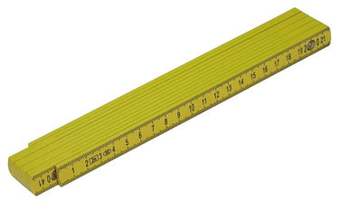 1010899 - abs-kunststof plooimeter geel 2m | 20 stuks