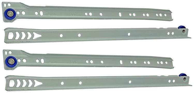 Load image into Gallery viewer, 1013688 - paar rolladegeleiders wit 25kg 35cm | 5 stuks

