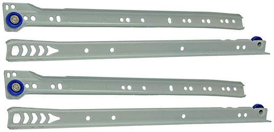 1013688 - paar rolladegeleiders wit 25kg 35cm | 5 stuks