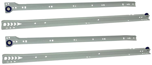 1013692 - paar rolladegeleiders wit 25kg 55cm | 5 stuks