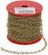 1013677 - 25m vermessingde ketting si 1,1 6mm | 25 stuks