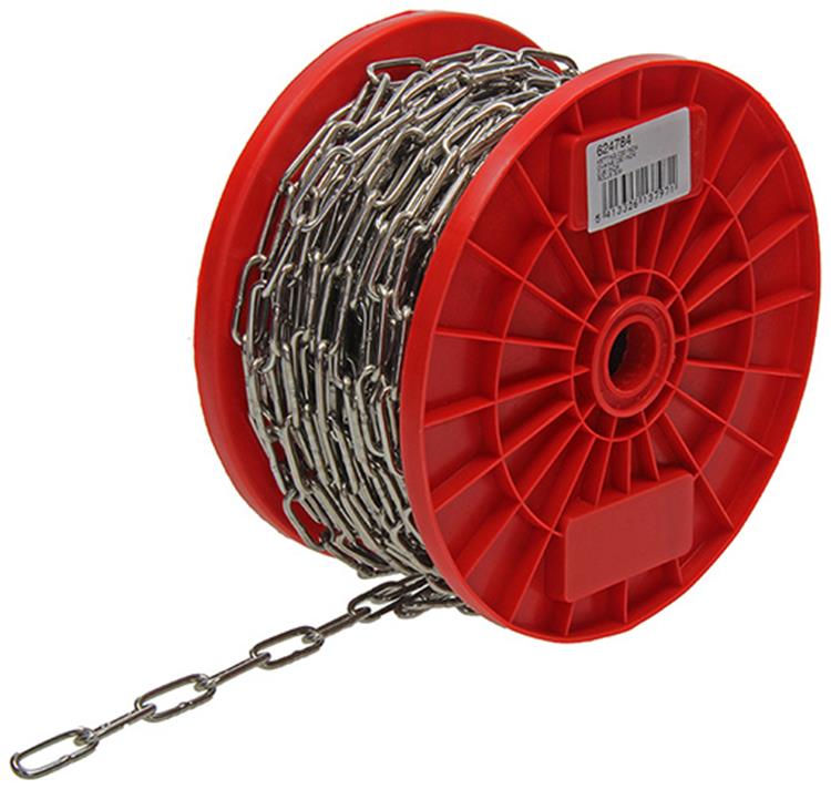 Load image into Gallery viewer, Mack 1015114 - kett. inox sch. lang din5685-1ø 3mm l 26mm 30m wwl 40 kg | 30 stuks

