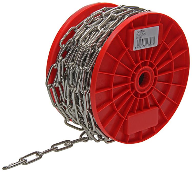 Load image into Gallery viewer, Mack 1015115 - kett. inox sch. lang din5685-1ø 4mm l 32mm 20m wwl 80 kg | 20 stuks
