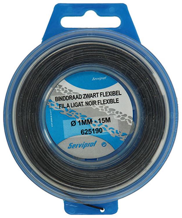 Afbeelding laden in galerijviewer, Mack 1015189 - binddraad zwart getemp. hobby ø1mm - 15m | 6 stuks
