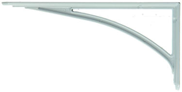 1015317 - versterkte konzool alu wit 250x125 mm | 6 stuks
