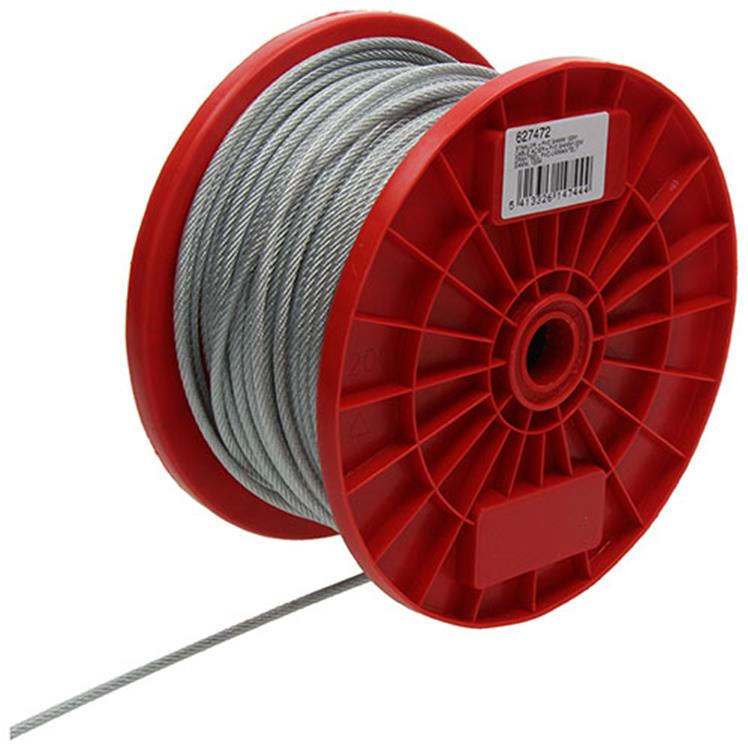 Load image into Gallery viewer, Mack 1015570 - staalkabel pvc mantel 6x7 100m3-4mm wll 100kg din en12385-4 | 100 stuks
