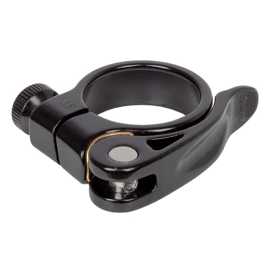 Zoom zadelpenklem met snelspanner 35mm , zwart
